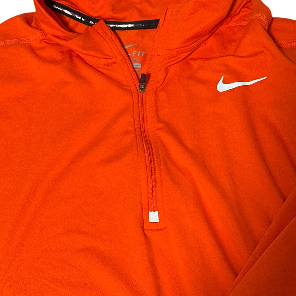 Nike Vibrant Orange Half-Zip Jacket